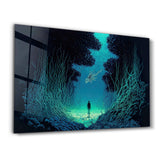 Lost at Sea | Secret World Collection Glass Wall Art