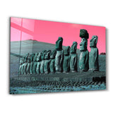 Stone Heads | Designer's Collection Glass Wall Art