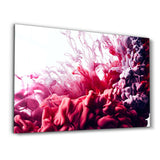 Smokes Red to Pink | Glass Wall Art