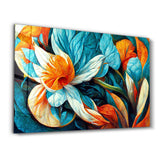 Flowers of Secret Garden 3 | Designers Collection Glass Wall Art