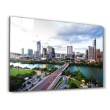 Texas Skyline | Glass Wall Art
