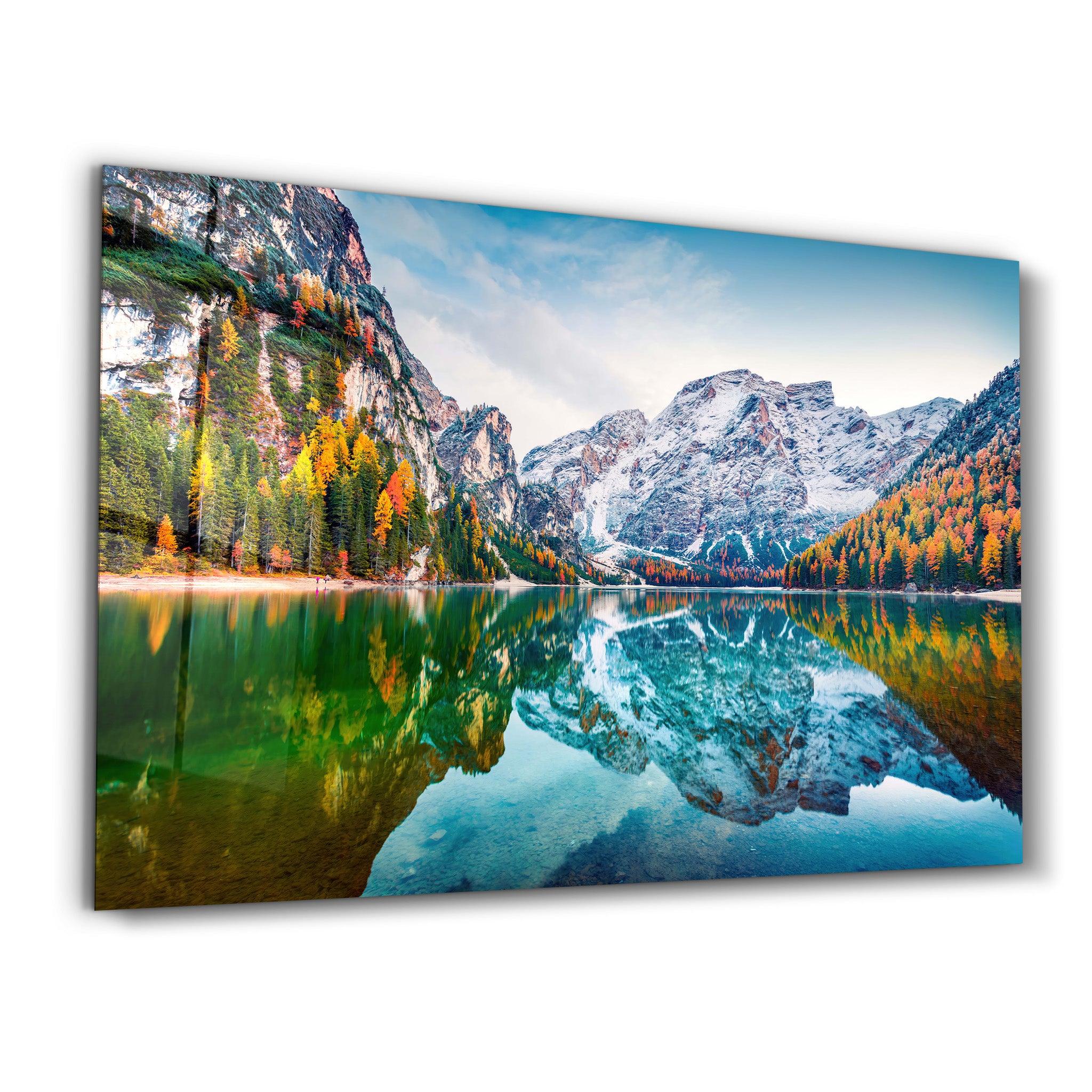 Dolomite - Italy | Glass Wall Art - Artdesigna