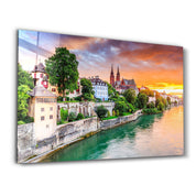 Basel - Switzerland | Glass Wall Art - Artdesigna