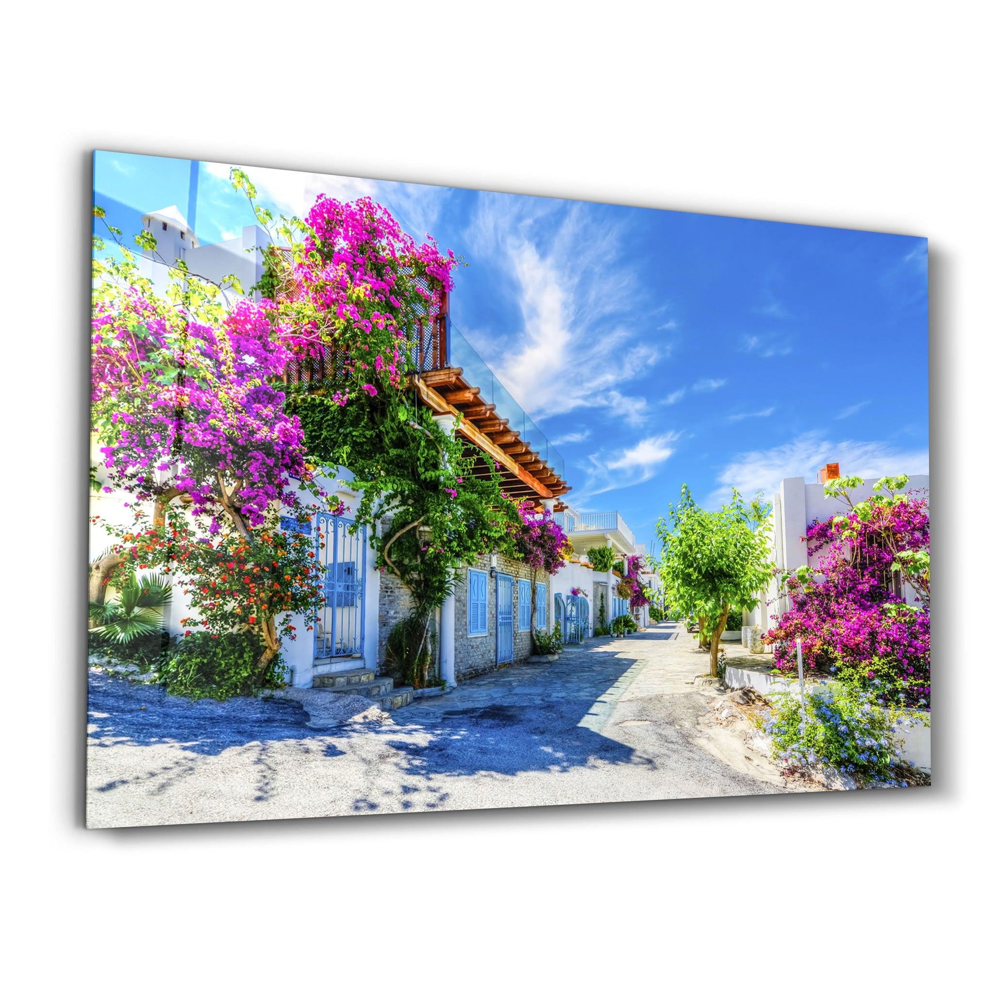 Aegean Beauties | Glass Wall Art - Artdesigna