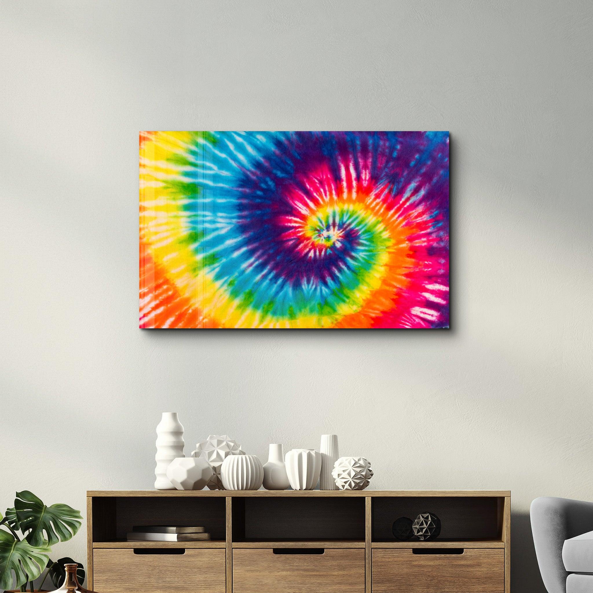 Abstract Colorful Pattern | Glass Wall Art - Artdesigna