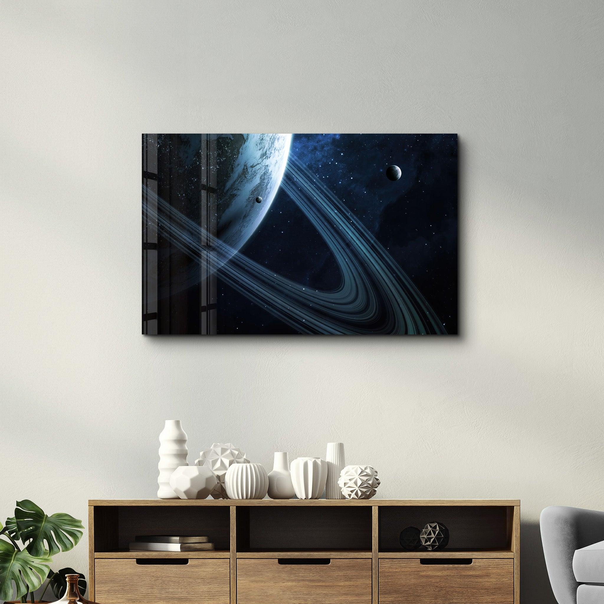 The Order Of The Planets | Glass Wall Art - Artdesigna