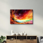 Color Puff V2 | Glass Wall Art - Artdesigna