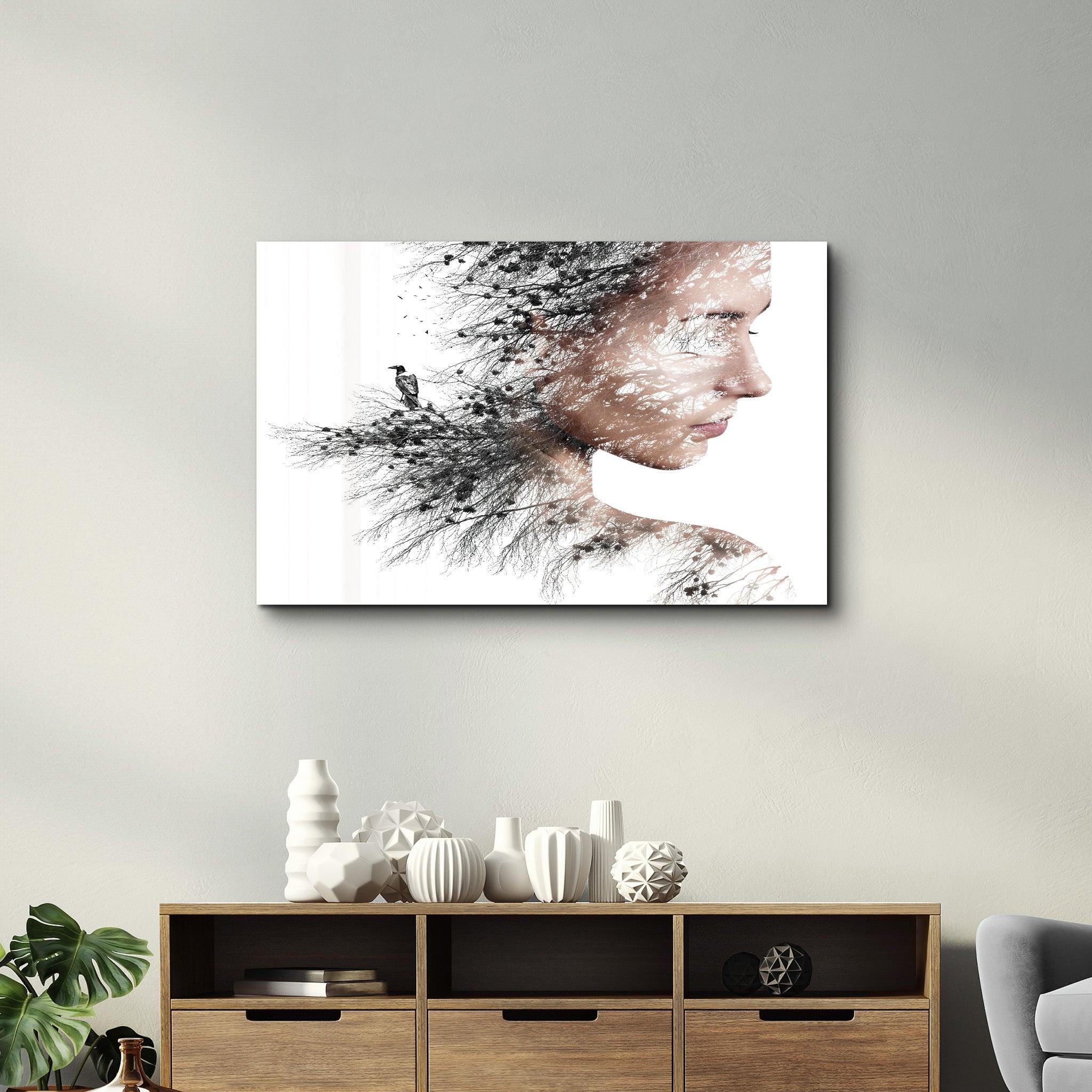 Root | Glass Wall Art - Artdesigna