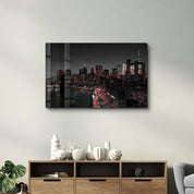 Gotham City | Glass Wall Art - Artdesigna