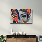 Two Sided Face Glass Wall Art - ArtDesigna Glass Printing Wall Art