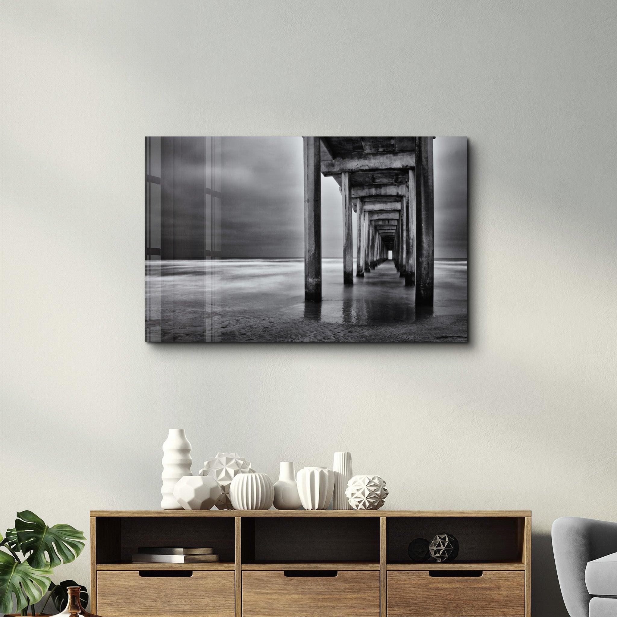 Pier 2 | Glass Wall Art - Artdesigna