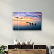 Sunset | Glass Wall Art - Artdesigna