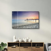 Pier 8 | Glass Wall Art - Artdesigna