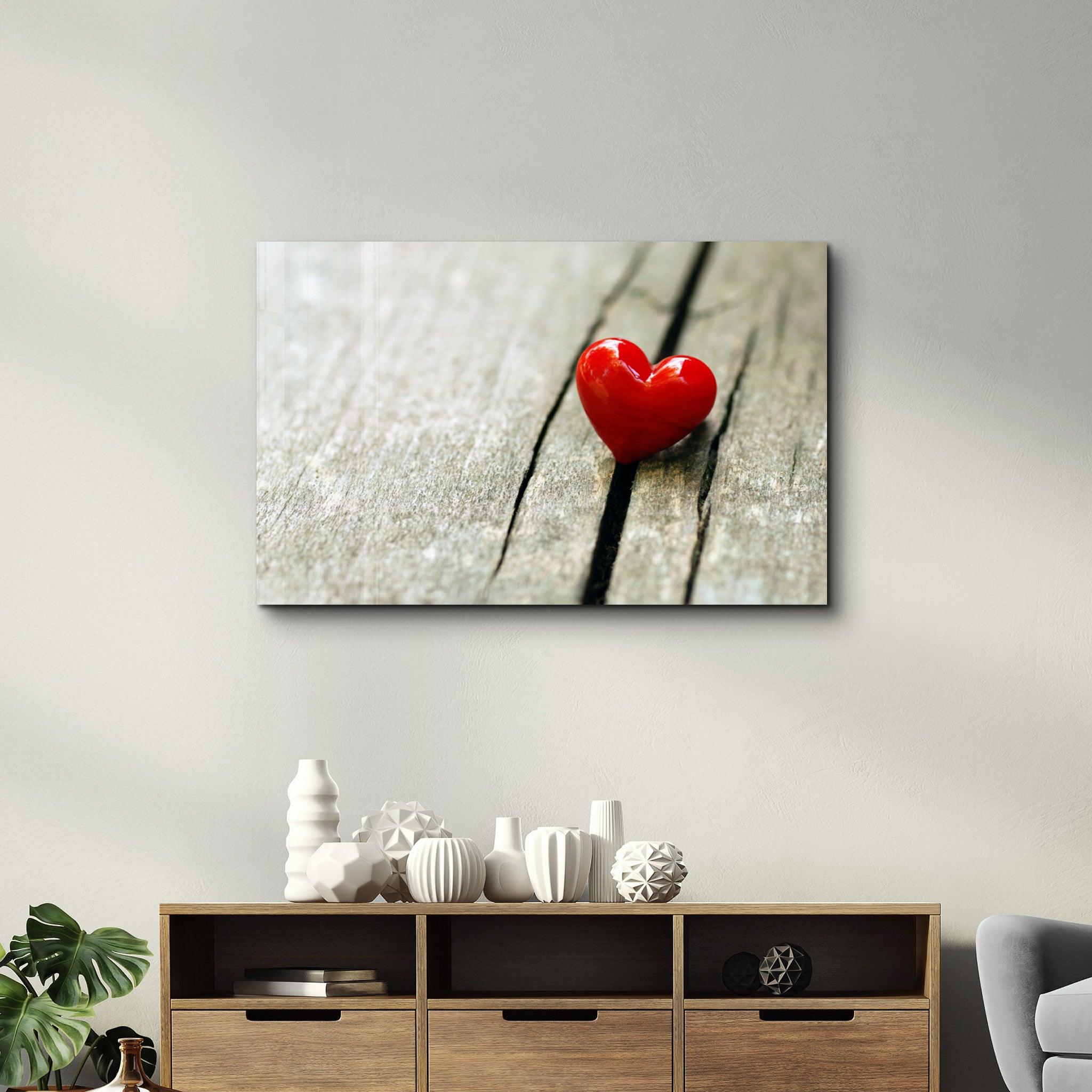 Heart 2 | Glass Wall Art - Artdesigna