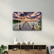 Pier 17 | Glass Wall Art - Artdesigna