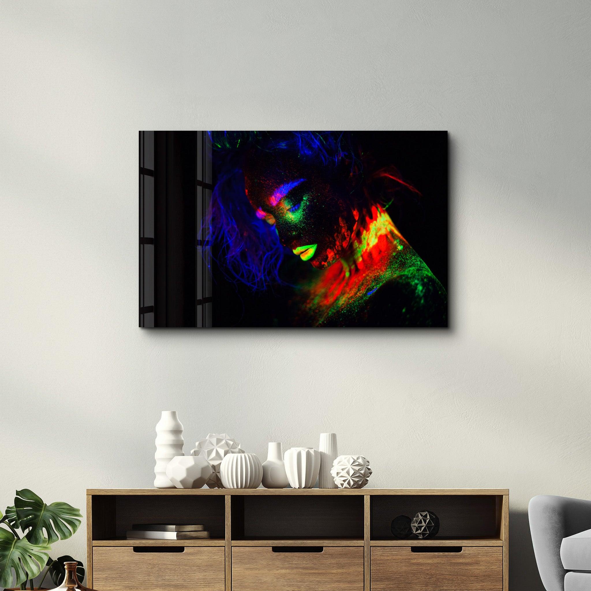 Glowing in the Dark | Glass Wall Art - Artdesigna