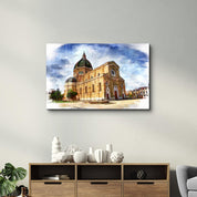 Historical building | Glass Wall Art - Artdesigna