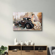 Bridda Car | Glass Wall Art - Artdesigna