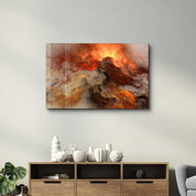 Lava | Glass Wall Art - Artdesigna