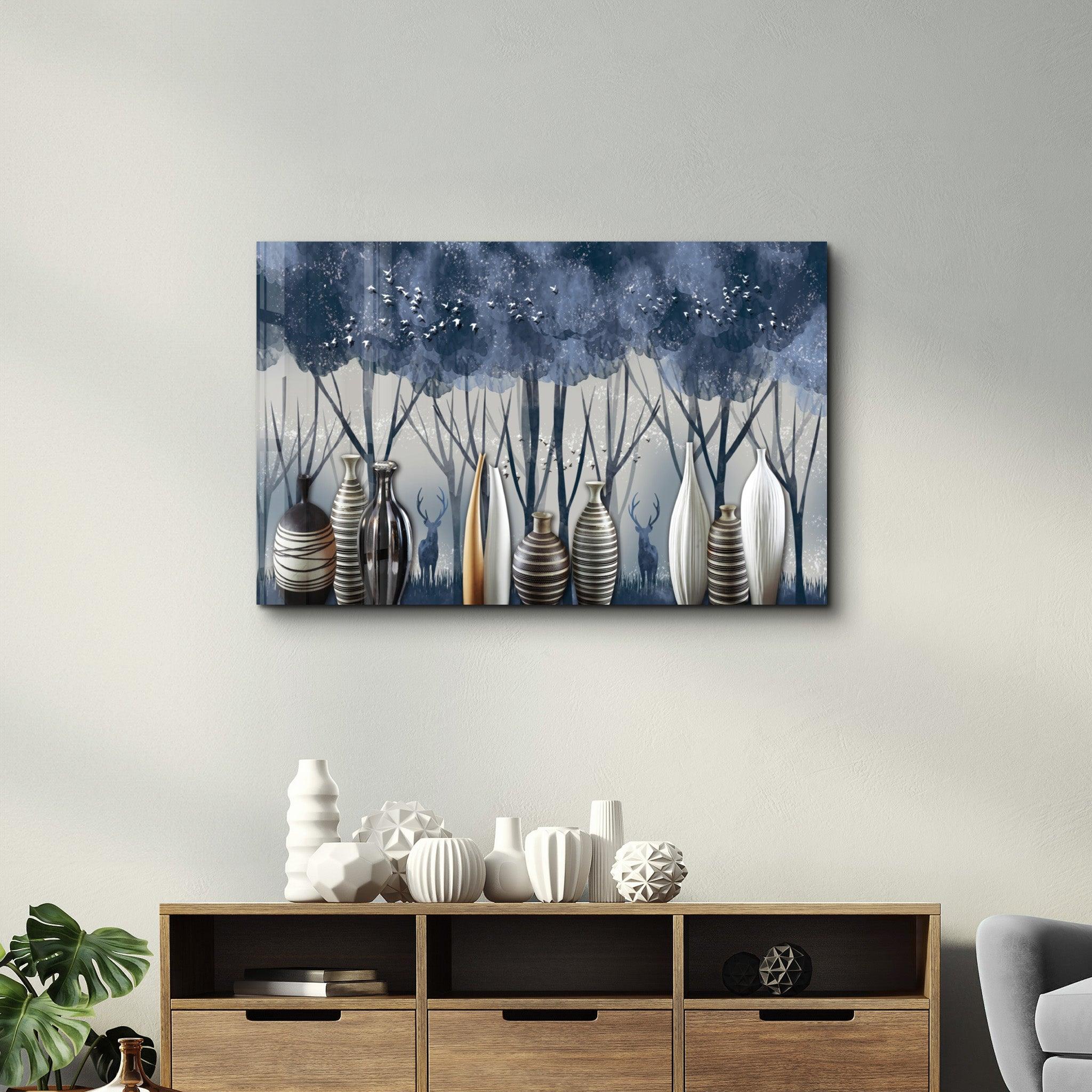 Cute Forest4 | Glass Wall Art - Artdesigna