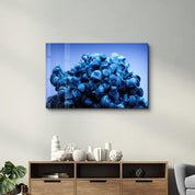 Bluee | Designer's Collection Glass Wall Art - Artdesigna