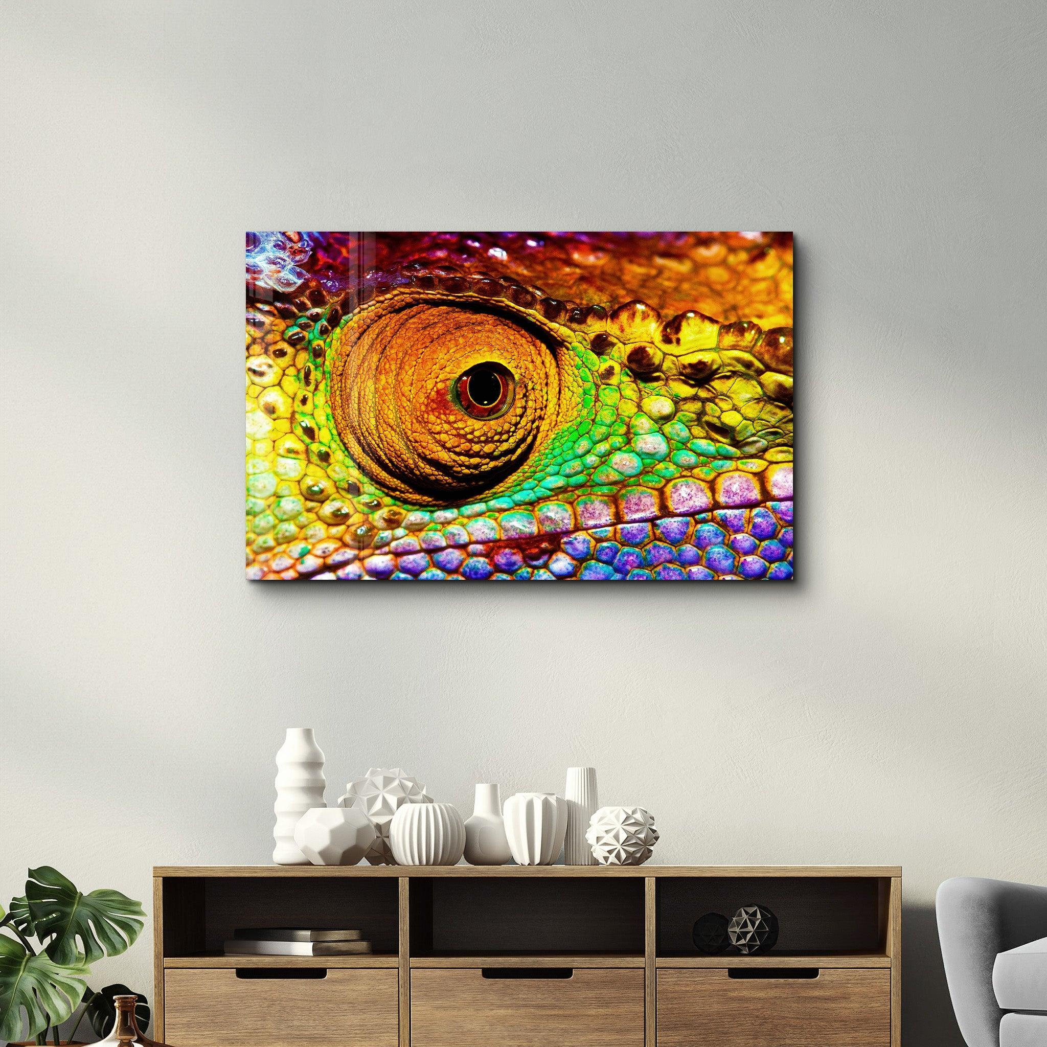 Dragon's Eye | Designer's Collection Glass Wall Art - Artdesigna