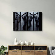 Naked | Glass Wall Art - Artdesigna