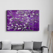 Abstract Flowers V4 | Glass Wall Art - Artdesigna