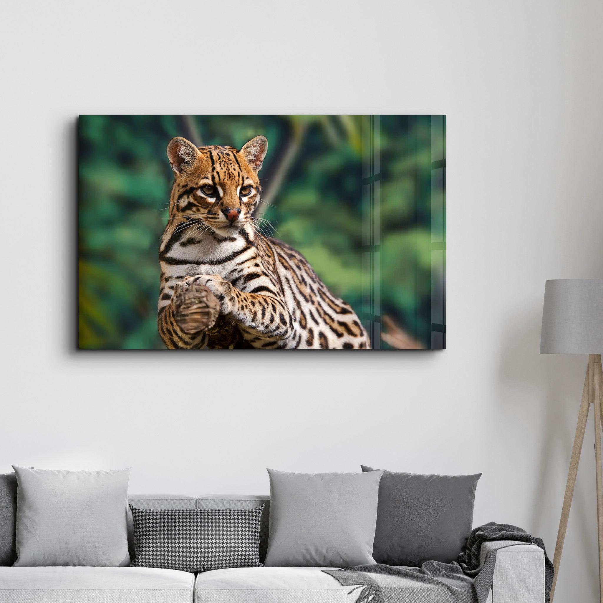 Just Chillin | Glass Wall Art - Artdesigna