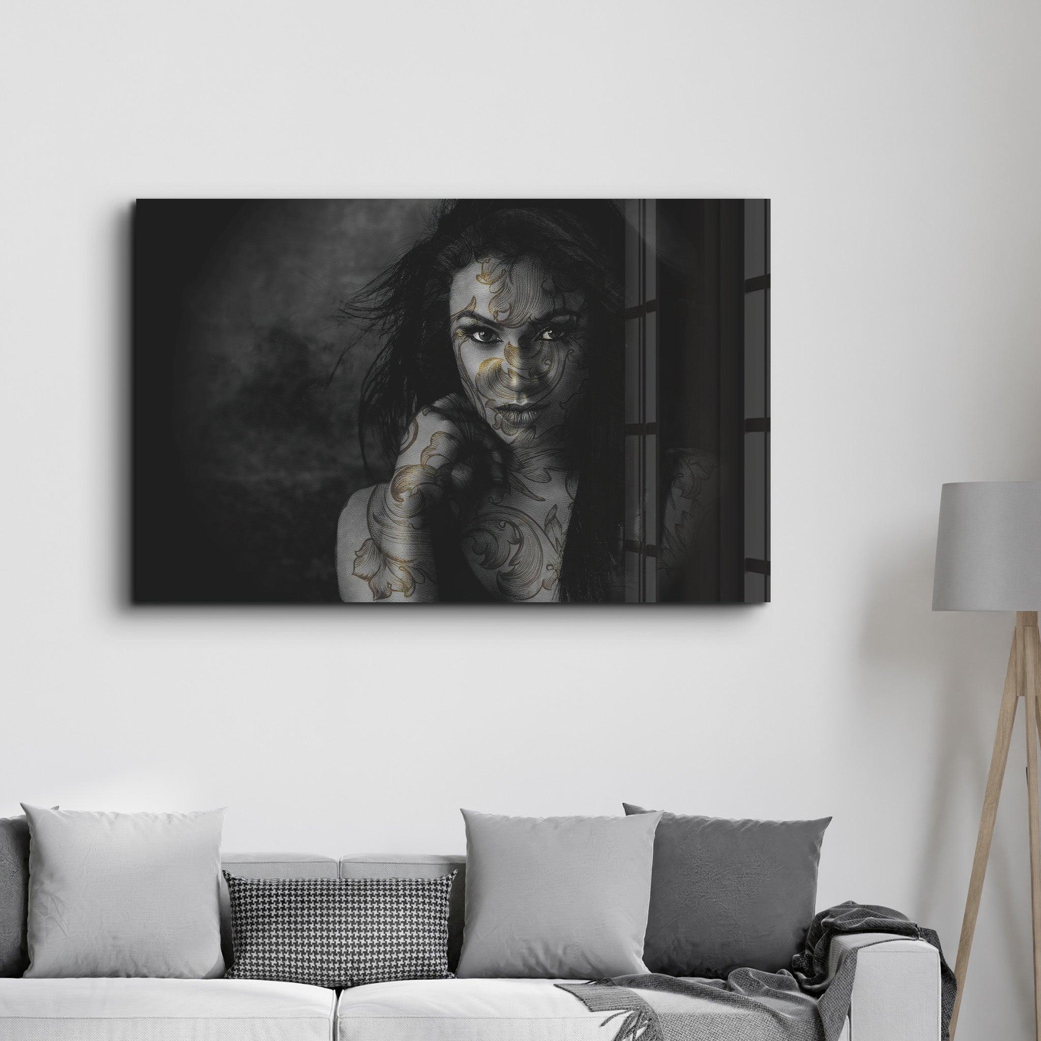 The Demon Inside You | Glass Wall Art - Artdesigna