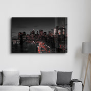 Gotham City | Glass Wall Art - Artdesigna