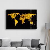 The Network Of The World | Glass Wall Art - Artdesigna