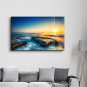 Sea View | Glass Wall Art - Artdesigna