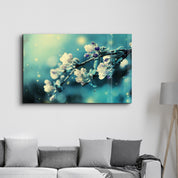 Spring Blossoms | Glass Wall Art - Artdesigna