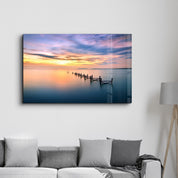 Sunset | Glass Wall Art - Artdesigna