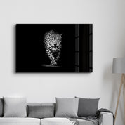 The Majestic Hunter's Reflection | Glass Wall Art - Artdesigna