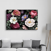 Floral | Glass Wall Art - Artdesigna