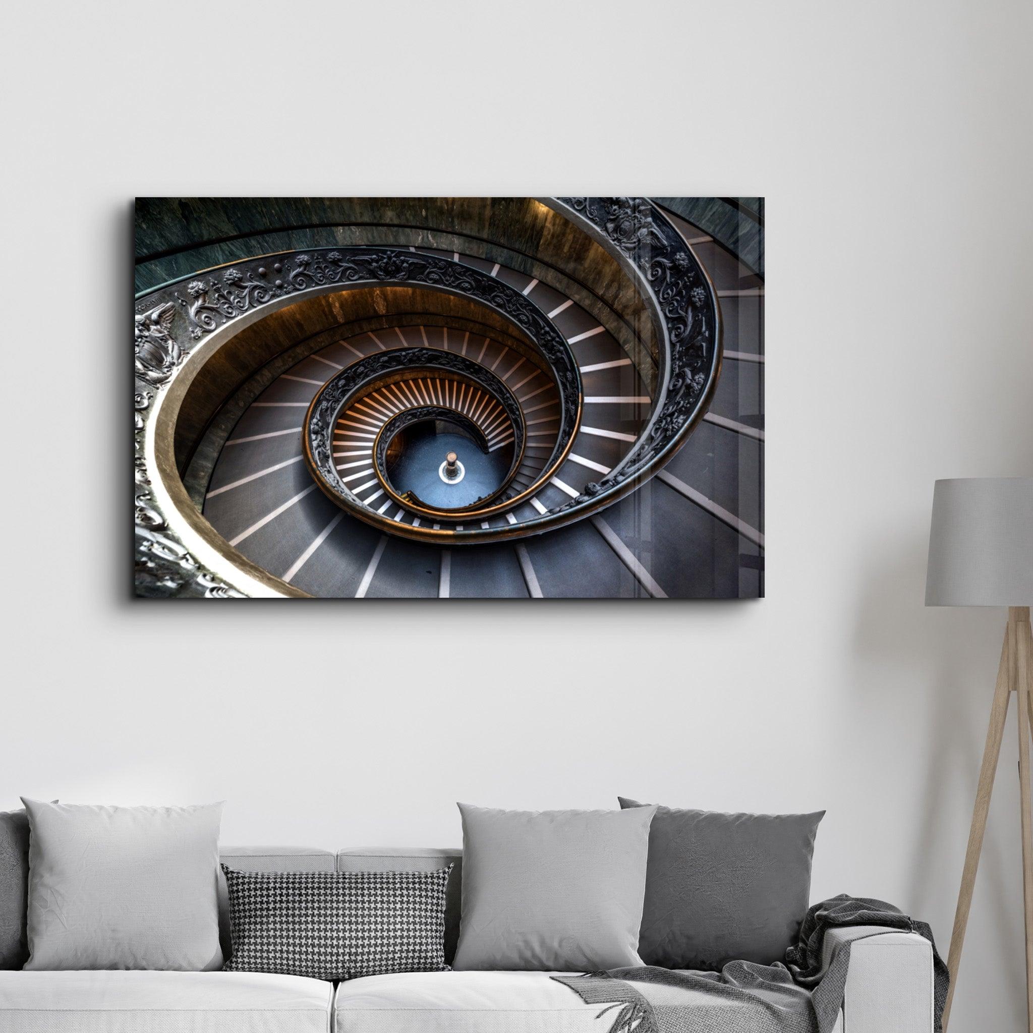 Spiral | Glass Wall Art - Artdesigna