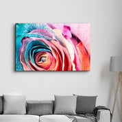 Flowerina | Glass Wall Art - Artdesigna