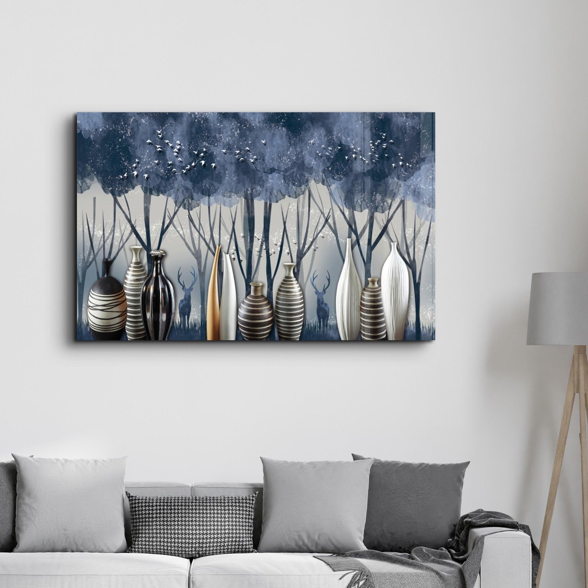 Cute Forest4 | Glass Wall Art - Artdesigna