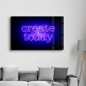 Create Today | Glass Wall Art - Artdesigna