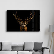 TheDeer | Glass Wall Art - Artdesigna