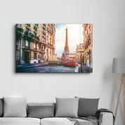 Paris Old Town - France | Glass Wall Art - Artdesigna