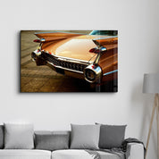 Antique Car From Cuba | Glass Wall Art - Artdesigna