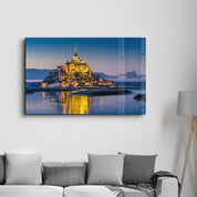 Mont Saint-Michel | Glass Wall Art - Artdesigna