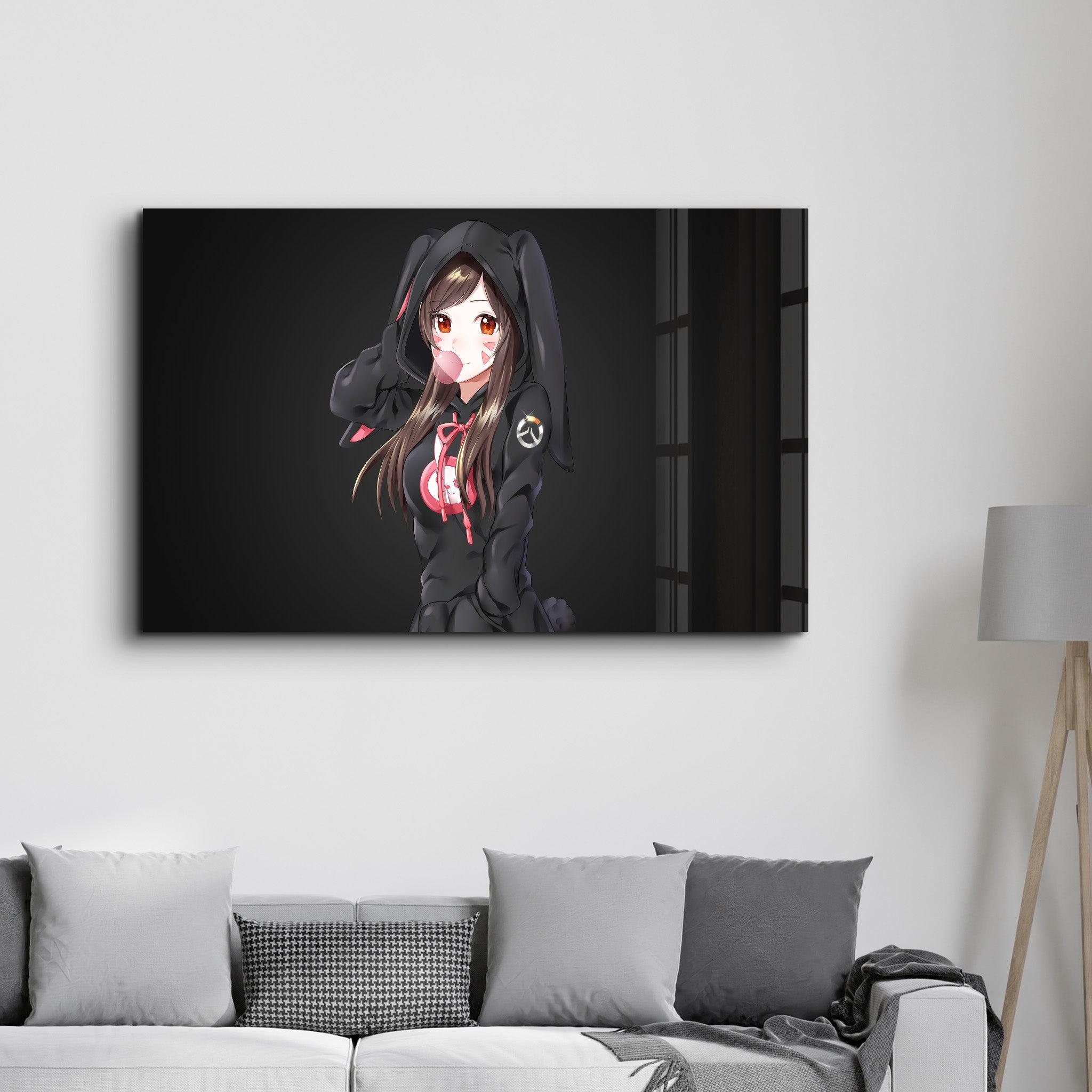 D.Va | Glass Wall Art - Artdesigna