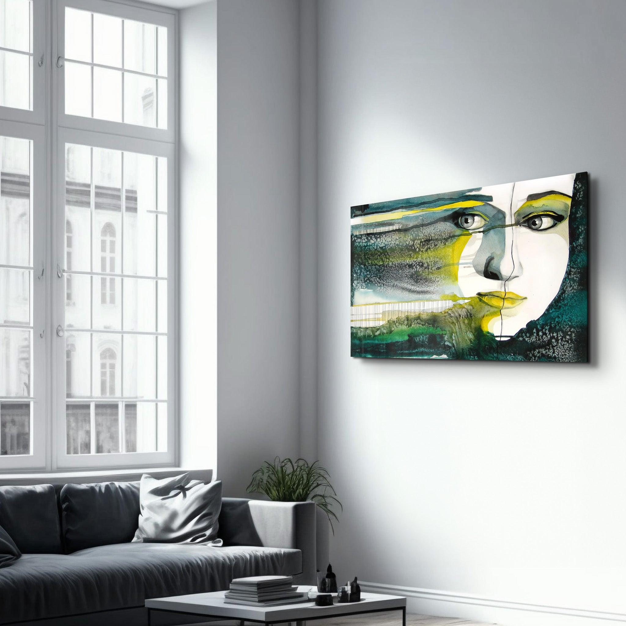 Watching Thoughts | Glass Wall Art - Artdesigna