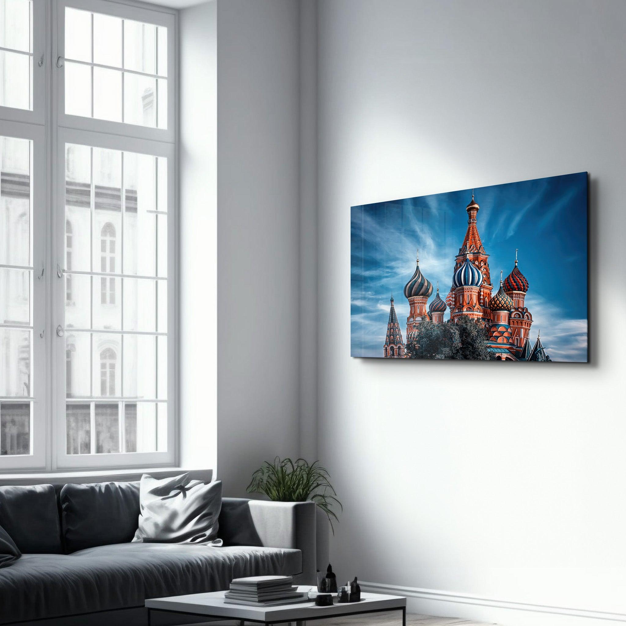 Saint Basil's Cathedral | Glass Wall Art - Artdesigna