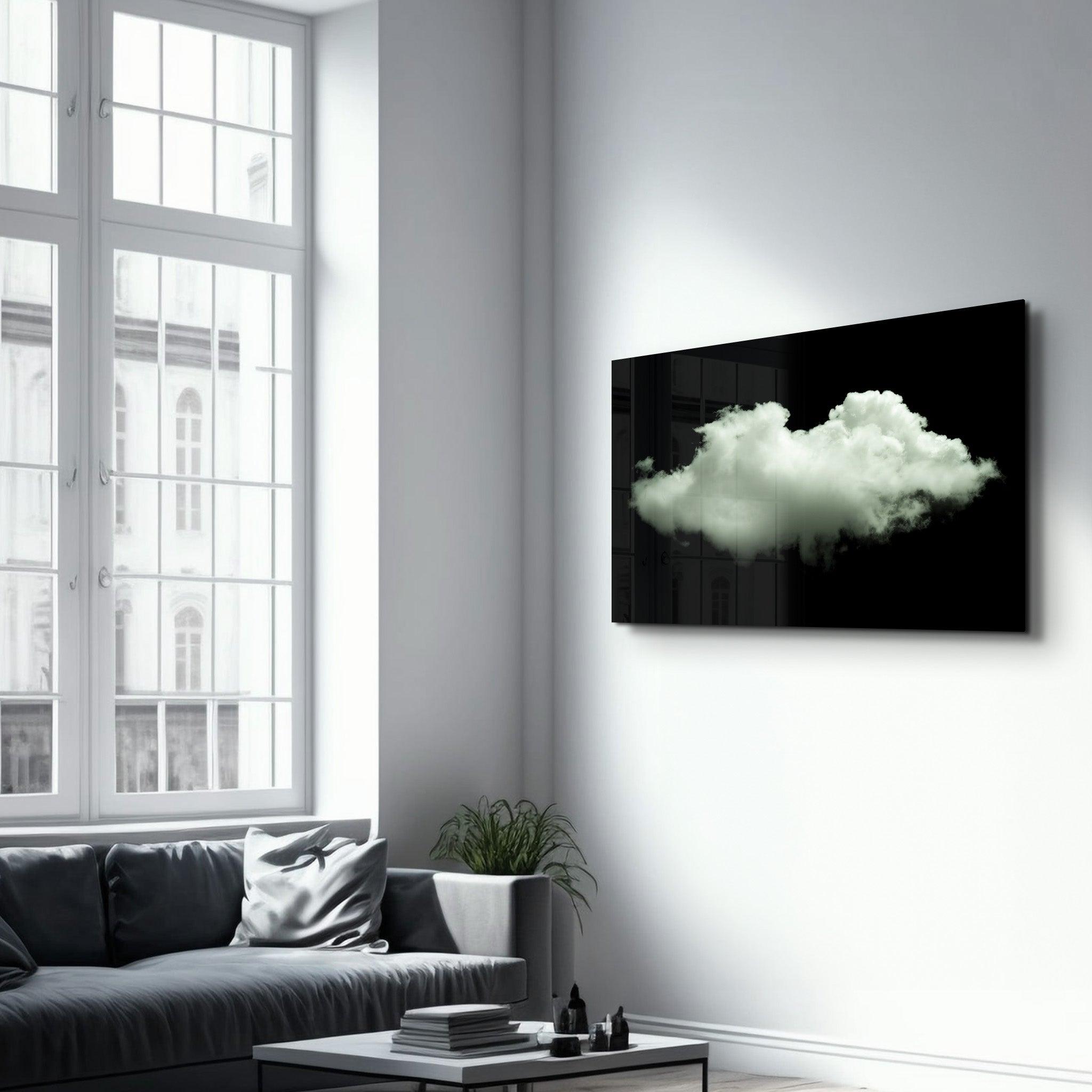 The Cloud | Glass Wall Art - Artdesigna