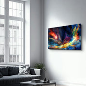 Riot Of Colors | Glass Wall Art - Artdesigna